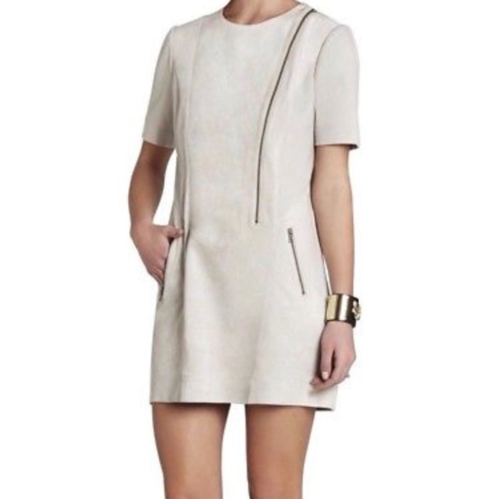 BCBGMaxazria Faux Suede Dress